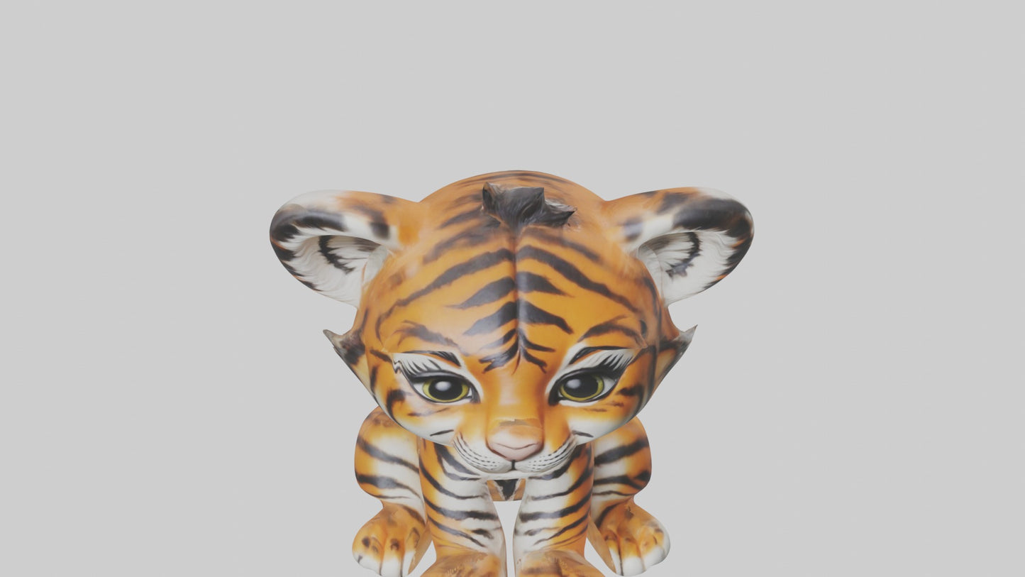 3D model Babytiger Model 1 VR / AR / low-poly
