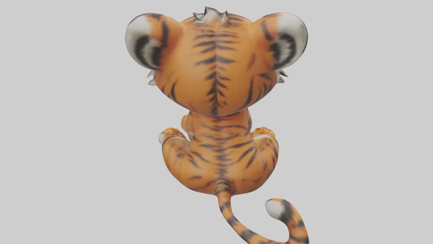 3D model Babytiger Model 1 VR / AR / low-poly