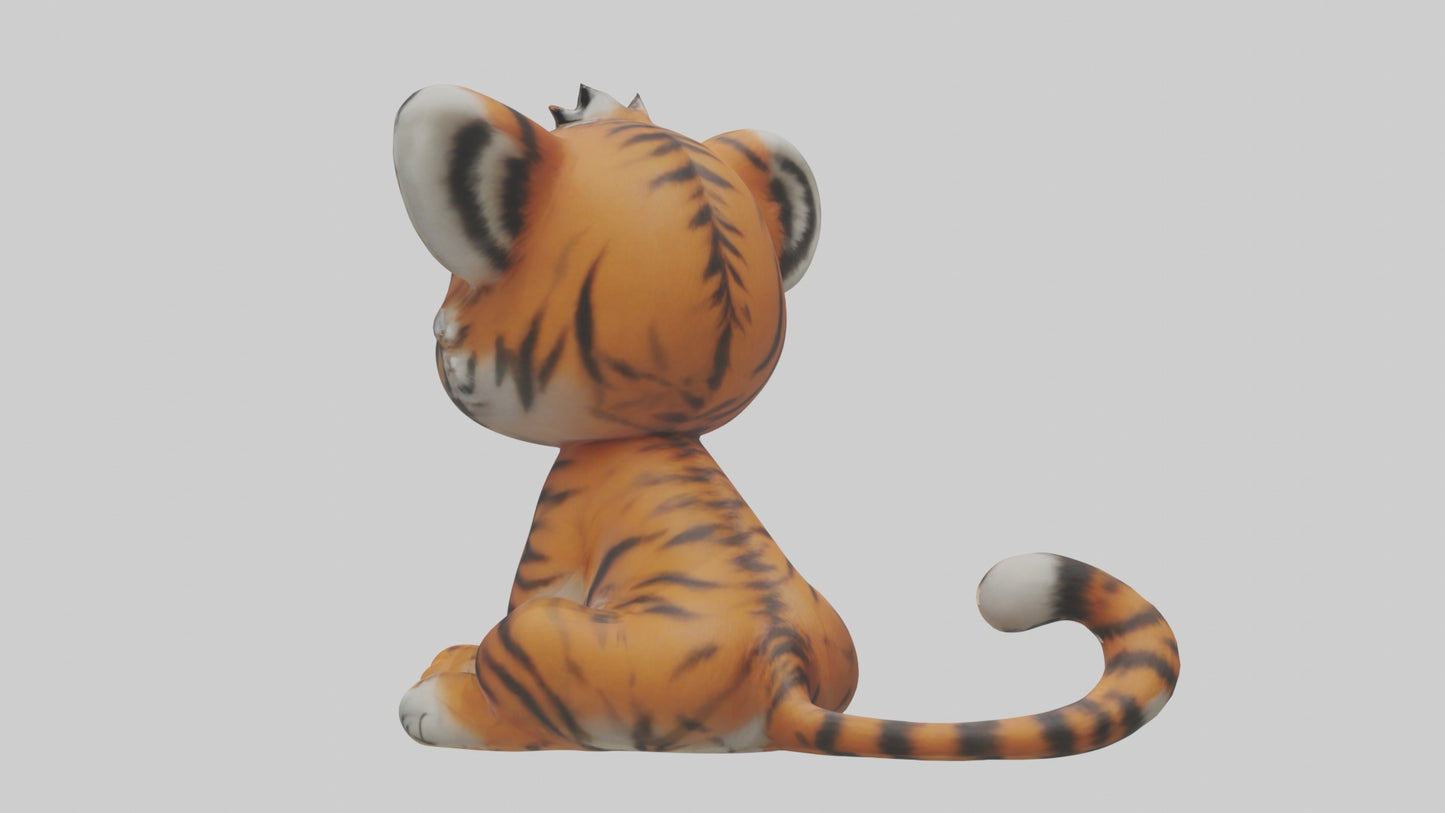 3D model Babytiger Model 1 VR / AR / low-poly