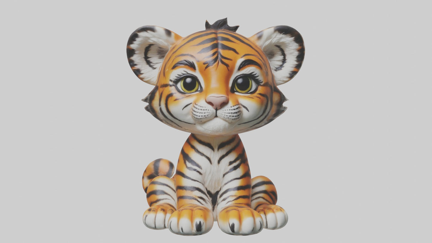 3D model Babytiger Model 1 VR / AR / low-poly