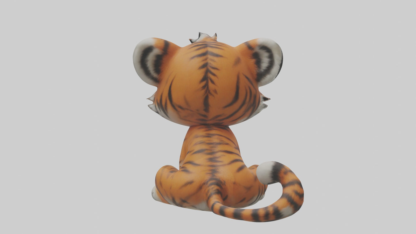 3D model Babytiger Model 1 VR / AR / low-poly
