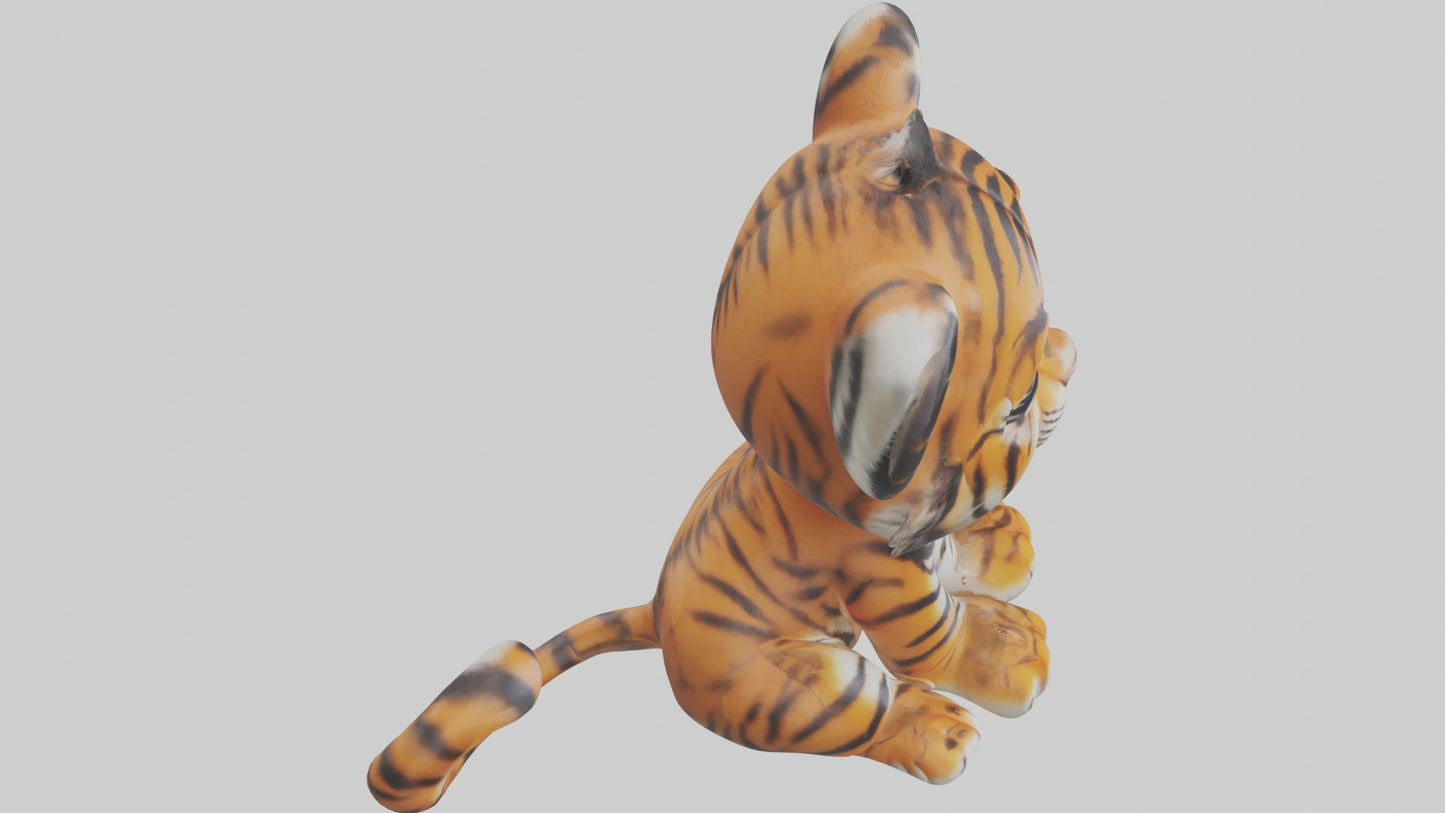 3D model Babytiger Model 1 VR / AR / low-poly