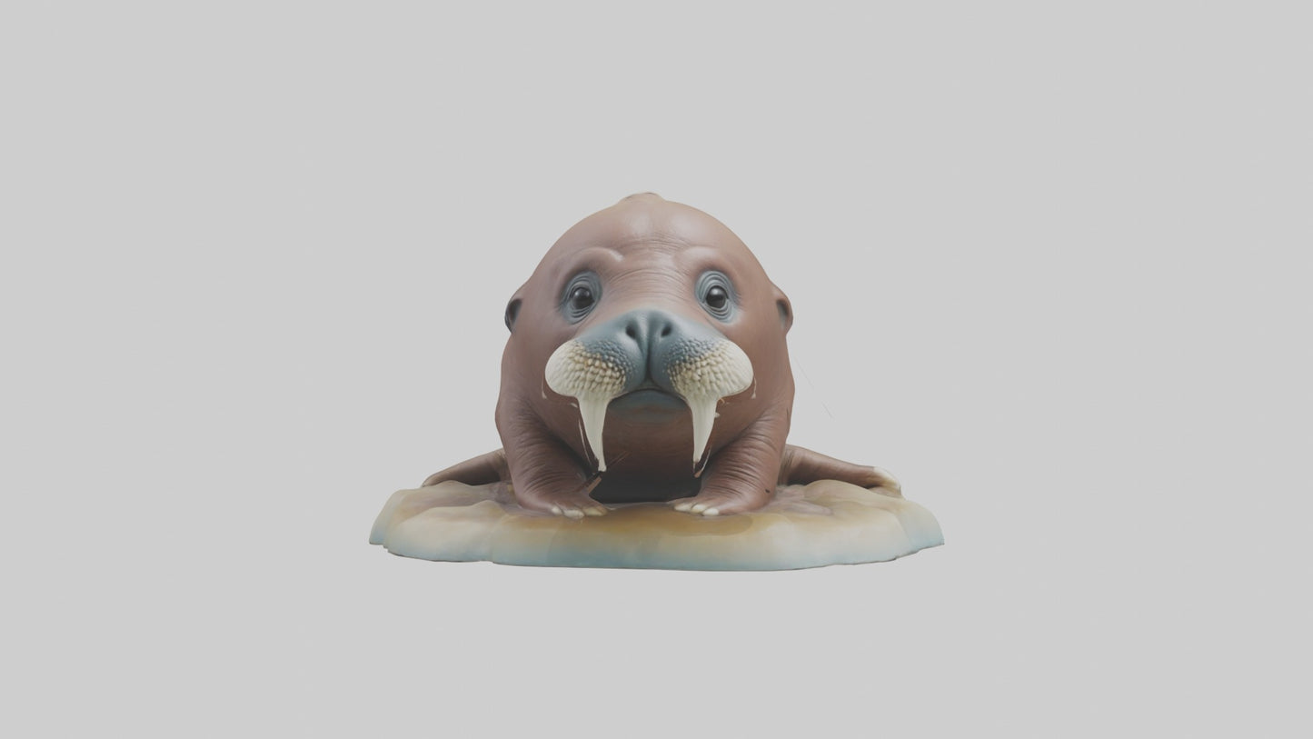 3D model Babywalrus Model 1 VR / AR / low-poly