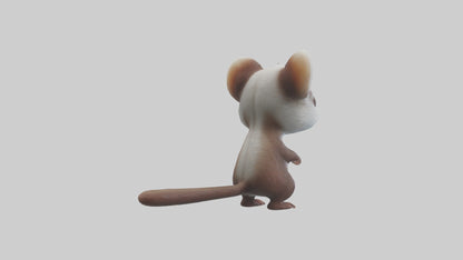 3D model Babyweasel Model 1 VR / AR / low-poly