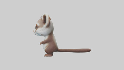 3D model Babyweasel Model 1 VR / AR / low-poly