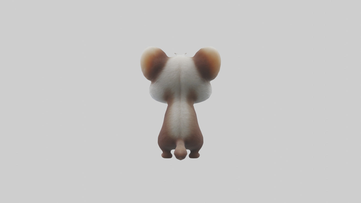 3D model Babyweasel Model 1 VR / AR / low-poly