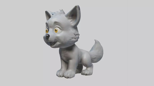 3D model Babywolf Model 1 VR / AR / low-poly