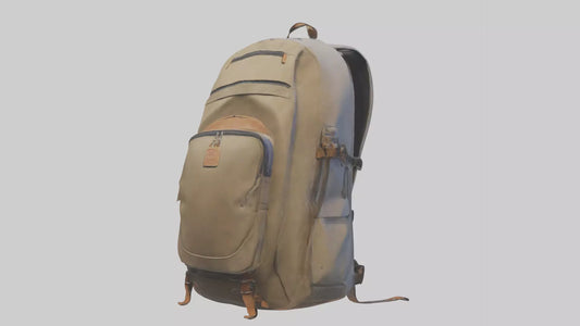 3D model Backpack VR / AR / low-poly