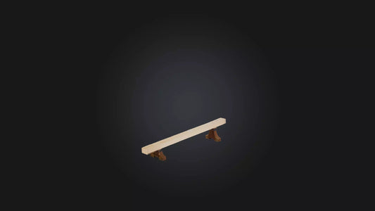 3D model Balance Beam VR / AR / low-poly