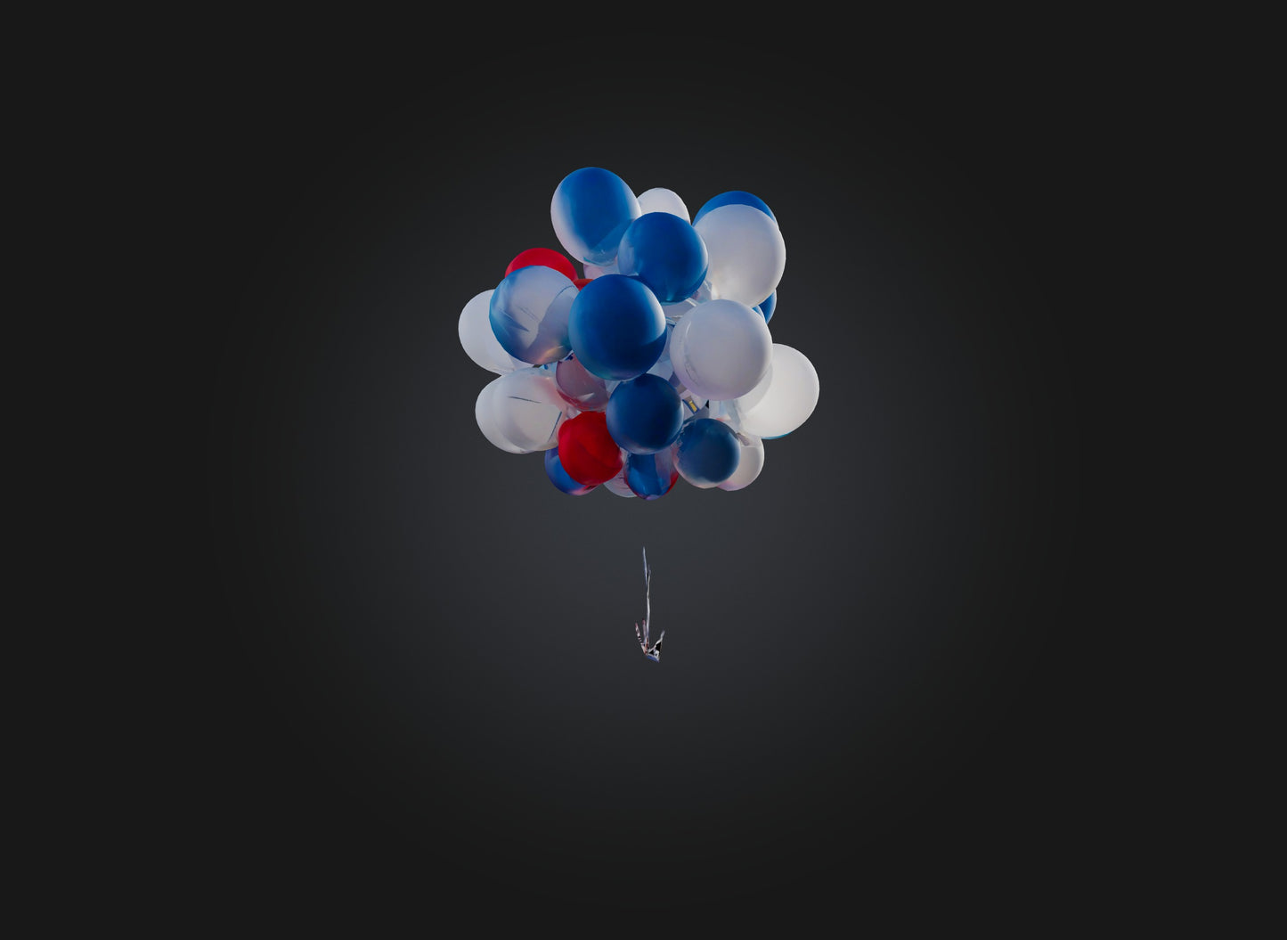 3D model balloons VR / AR / low-poly