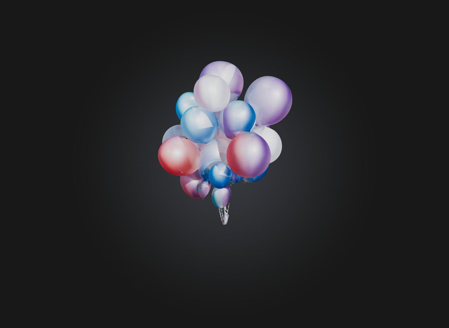 3D model balloons VR / AR / low-poly