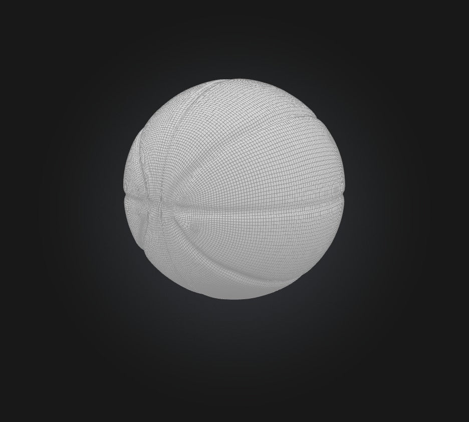 3D model basketball 3 VR / AR / low-poly