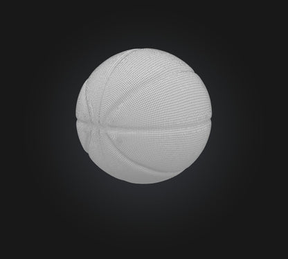 3D model basketball 3 VR / AR / low-poly