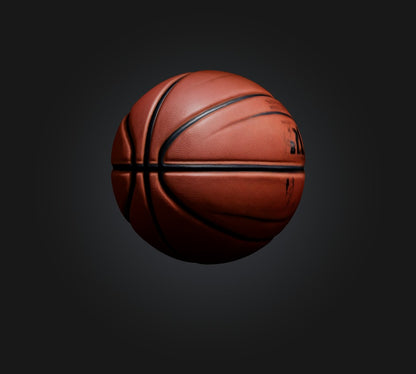 3D model basketball 3 VR / AR / low-poly