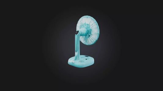 3D model Battery-powered fan VR / AR / low-poly