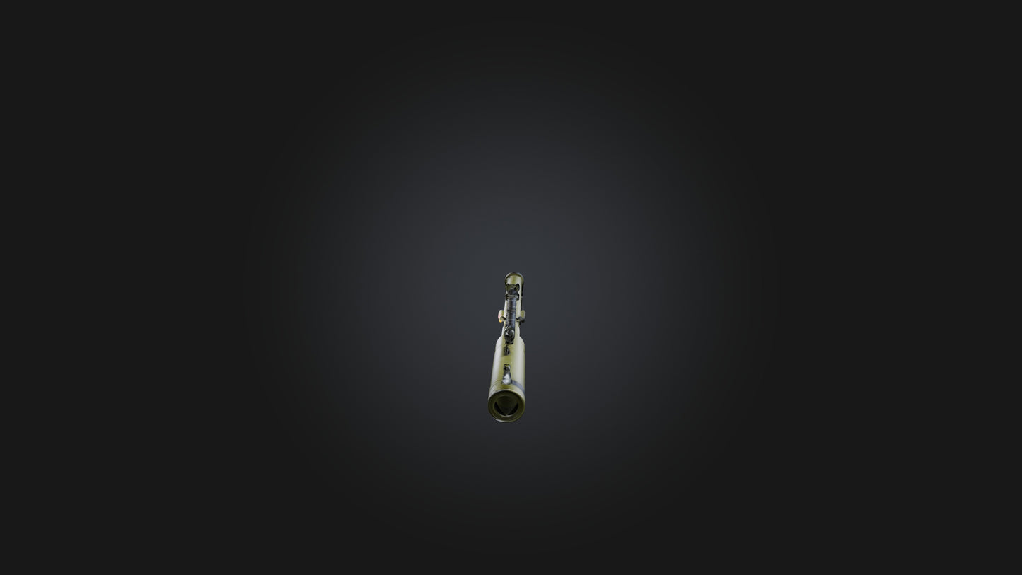 3D model Bazooka VR / AR / low-poly