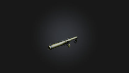 3D model Bazooka VR / AR / low-poly