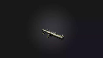 3D model Bazooka VR / AR / low-poly