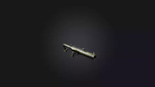 3D model Bazooka VR / AR / low-poly