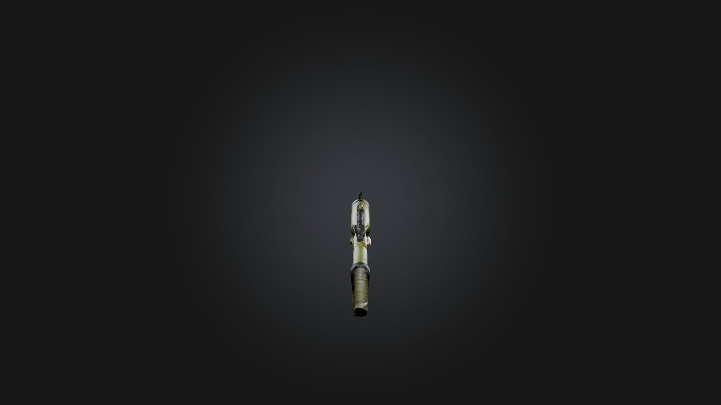 3D model Bazooka VR / AR / low-poly