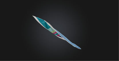 3D model Beach towel VR / AR / low-poly