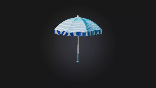 3D model Beach umbrella VR / AR / low-poly
