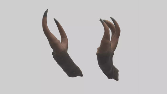 3D model Bear Claws VR / AR / low-poly