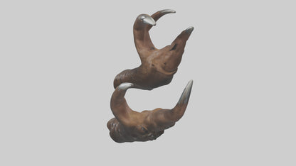 3D model Bear Claws VR / AR / low-poly