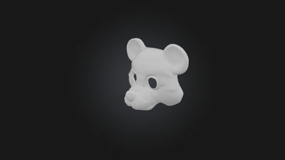 bear mask 3D model