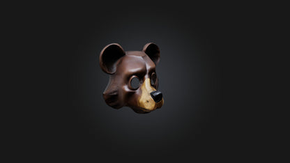 bear mask 3D model