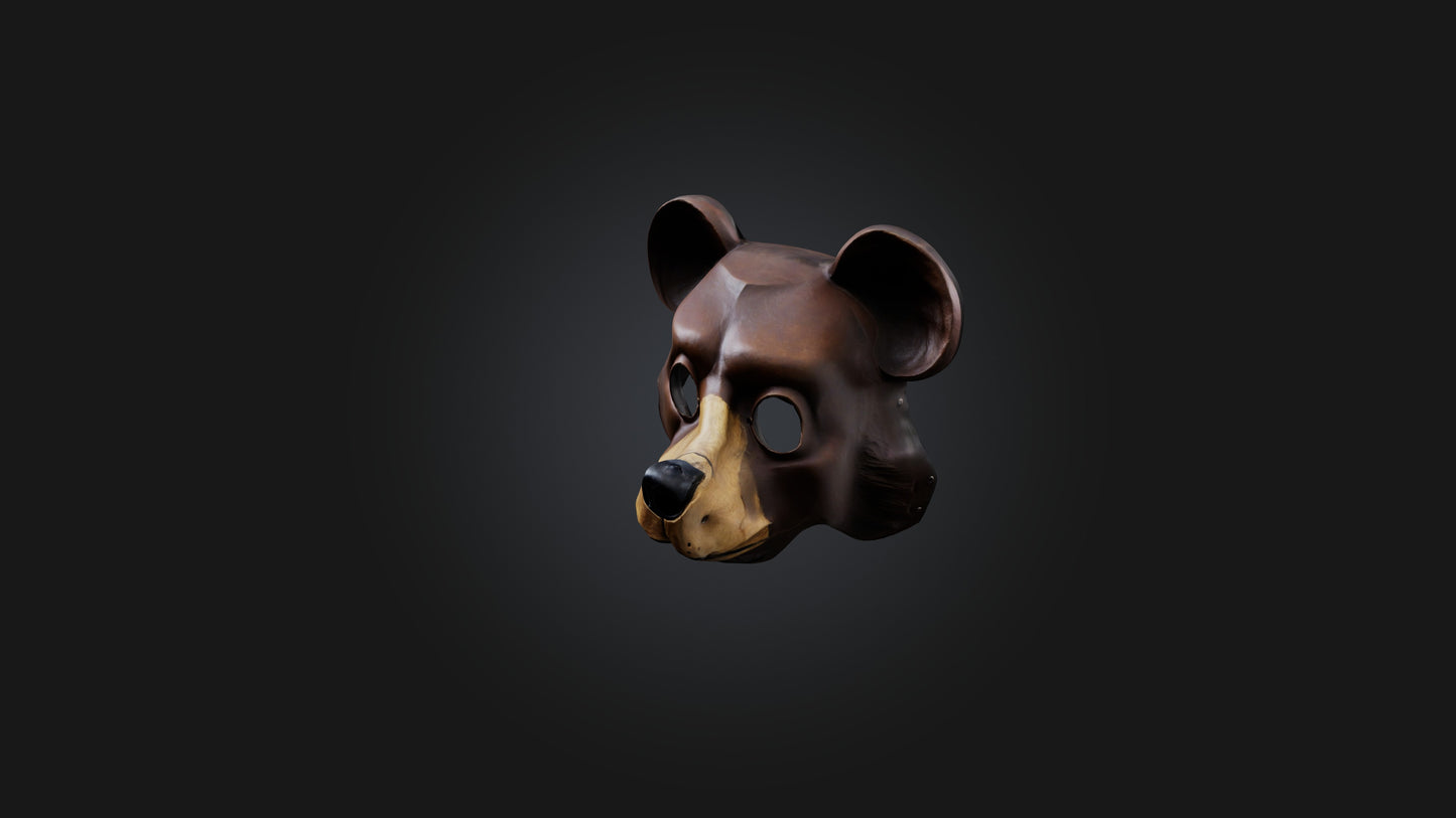 bear mask 3D model