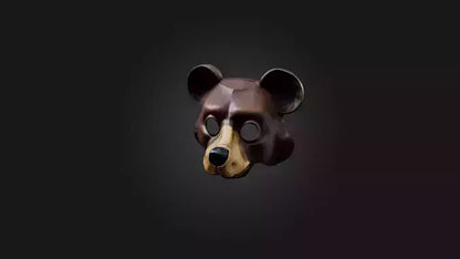 bear mask 3D model