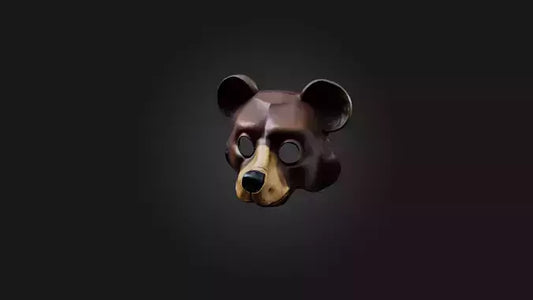 bear mask 3D model