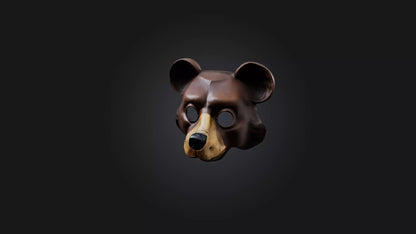bear mask 3D model