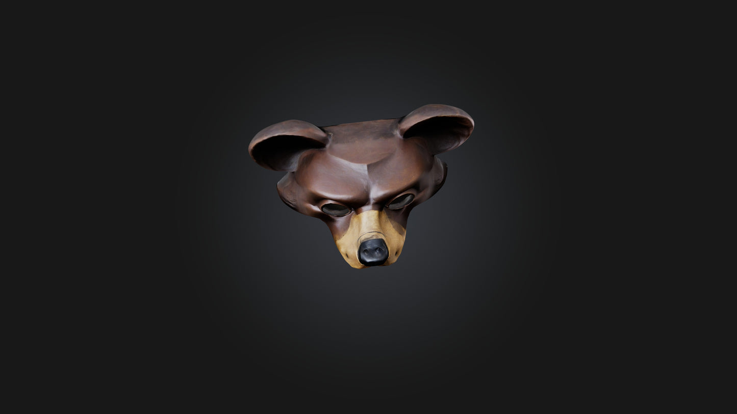 bear mask 3D model
