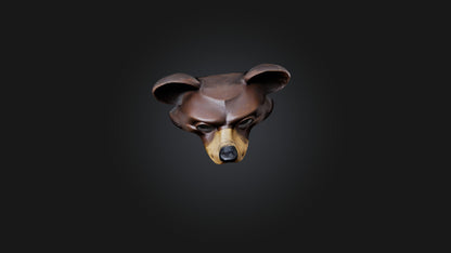 bear mask 3D model