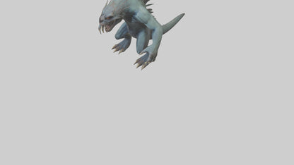 3D model Beast from the Depths model VR / AR / low-poly