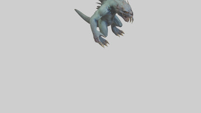 3D model Beast from the Depths model VR / AR / low-poly