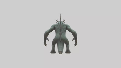 3D model Beast from the Depths model VR / AR / low-poly