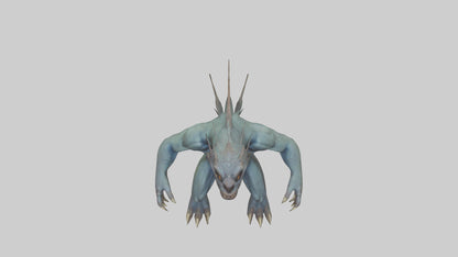 3D model Beast from the Depths model VR / AR / low-poly