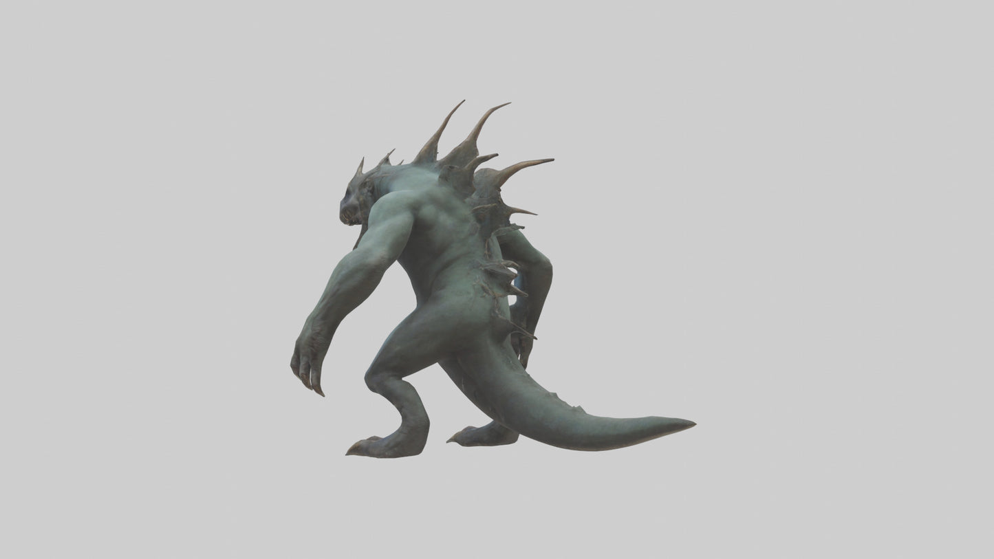 3D model Beast from the Depths model VR / AR / low-poly