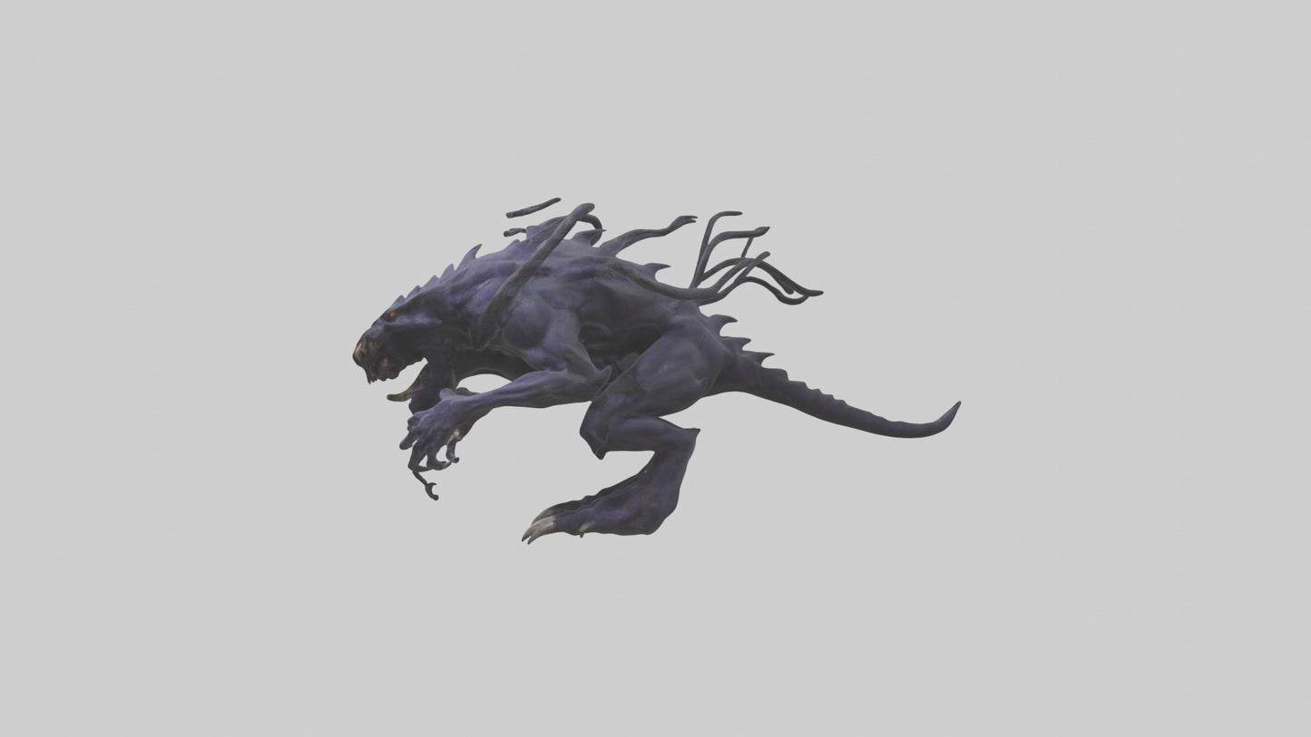 3D model Beast from the Void model VR / AR / low-poly
