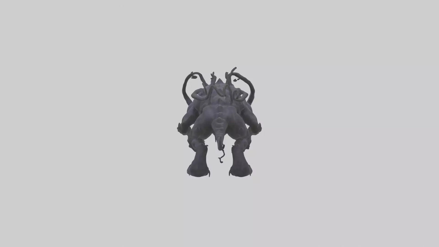 3D model Beast from the Void model VR / AR / low-poly