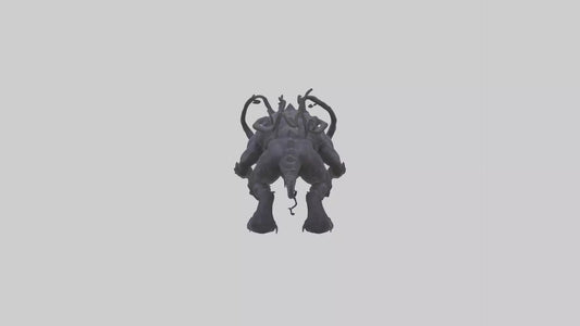 3D model Beast from the Void model VR / AR / low-poly