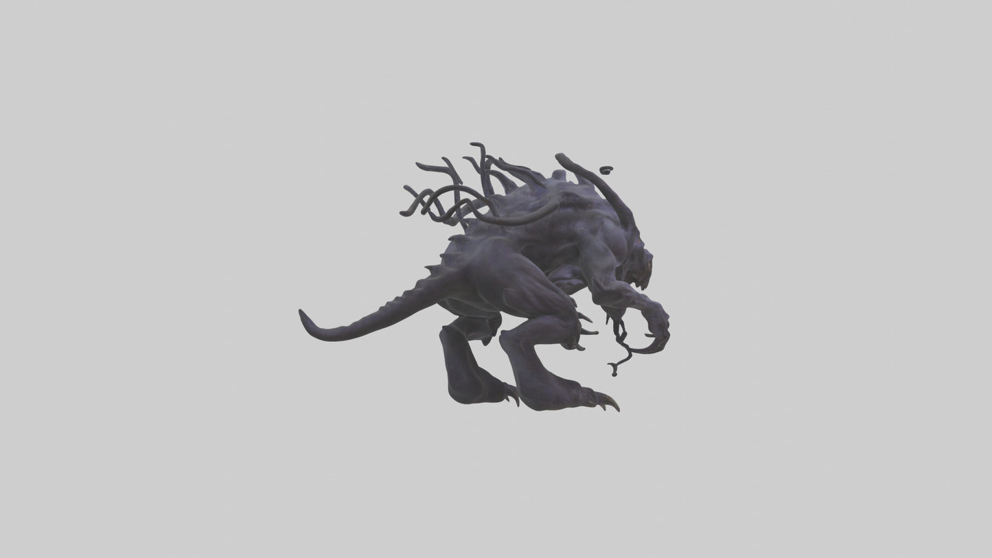 3D model Beast from the Void model VR / AR / low-poly