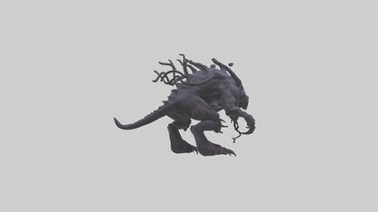 3D model Beast from the Void model VR / AR / low-poly