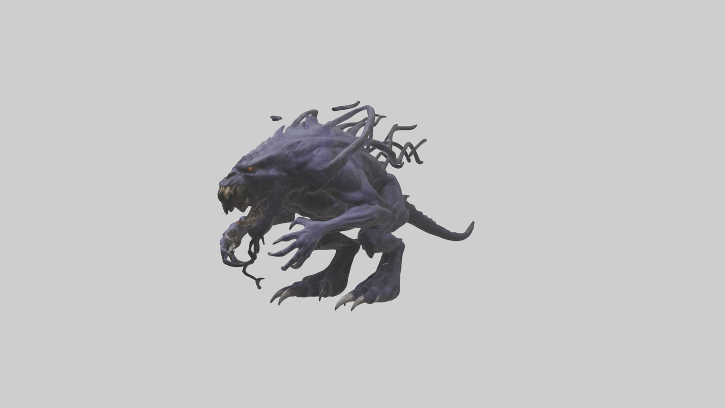 3D model Beast from the Void model VR / AR / low-poly