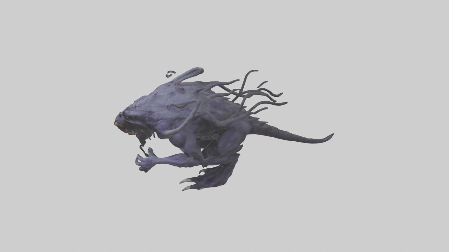 3D model Beast from the Void model VR / AR / low-poly