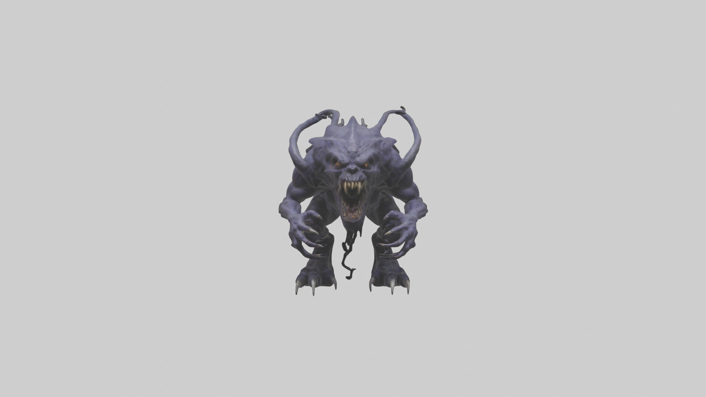 3D model Beast from the Void model VR / AR / low-poly