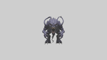 3D model Beast from the Void model VR / AR / low-poly